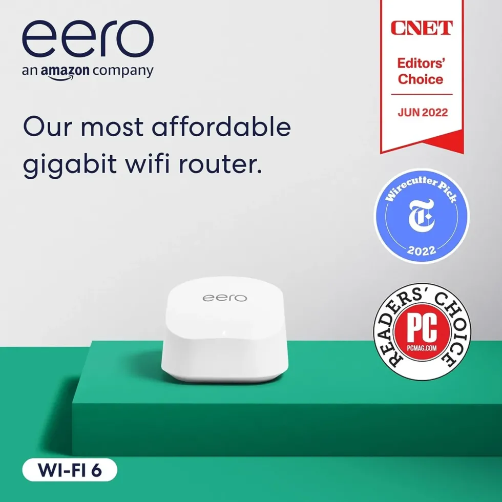 eero 6+ AX3000 Wifi 6 mesh-ruter 1-pk.
