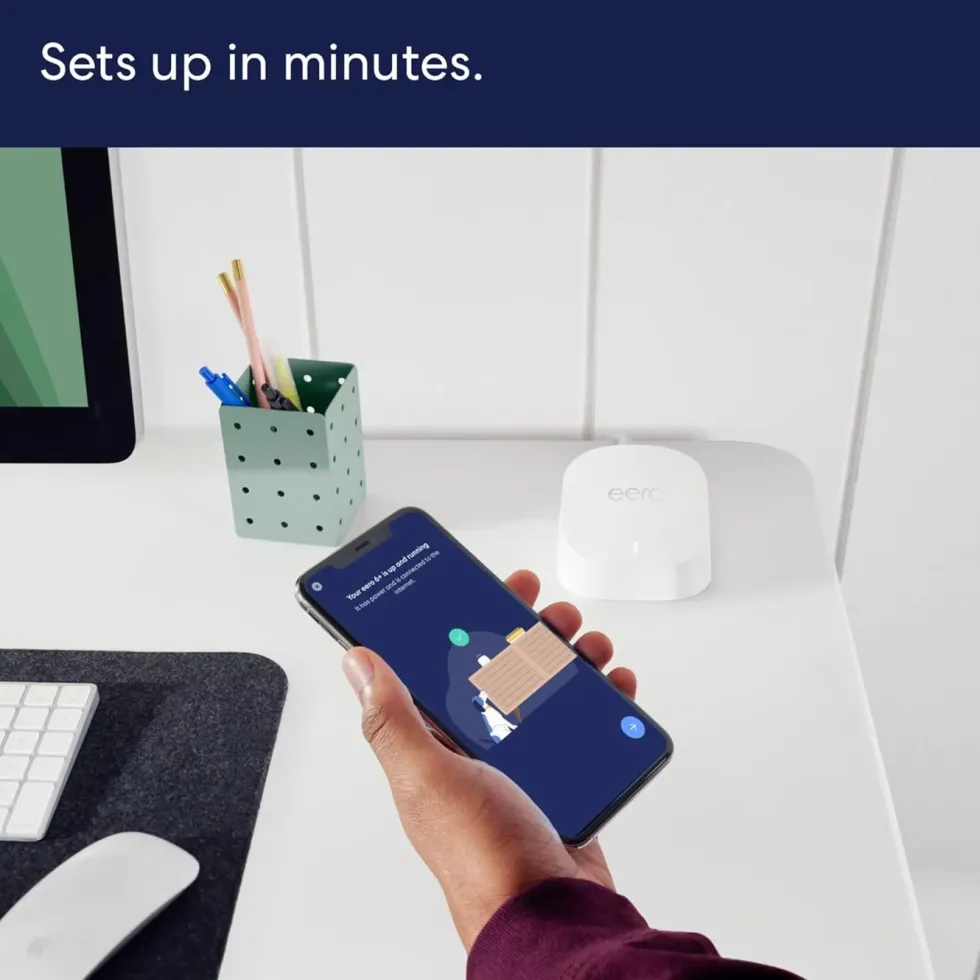 eero 6+ AX3000 Wifi 6 mesh-ruter 1-pk.