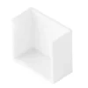 Endestykke for kabelkanal 20x10 mm