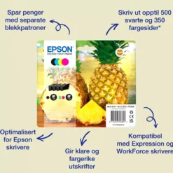 Epson 604 blekkpatroner i multipakke Standard