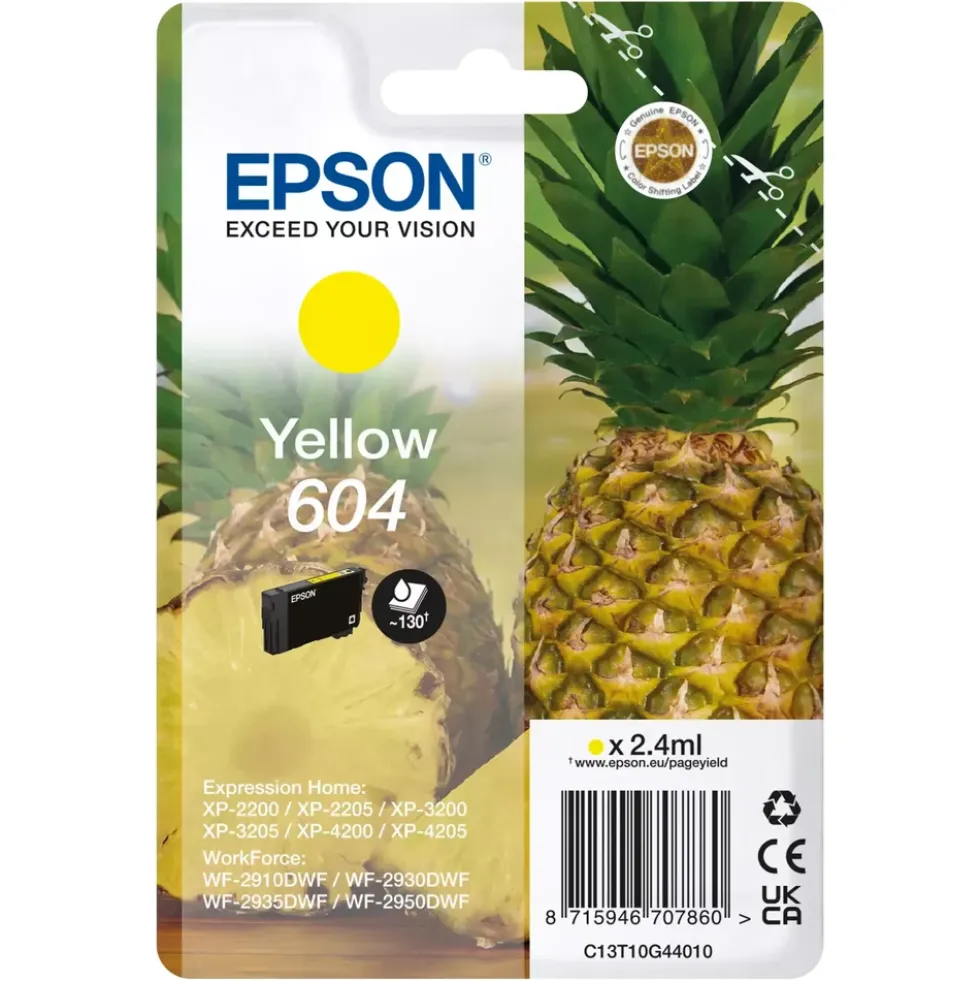 Epson 604 blekkpatron Gul