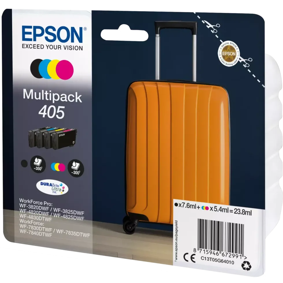 Epson 405 DURABrite Ultra blekkpatroner multipack Standard