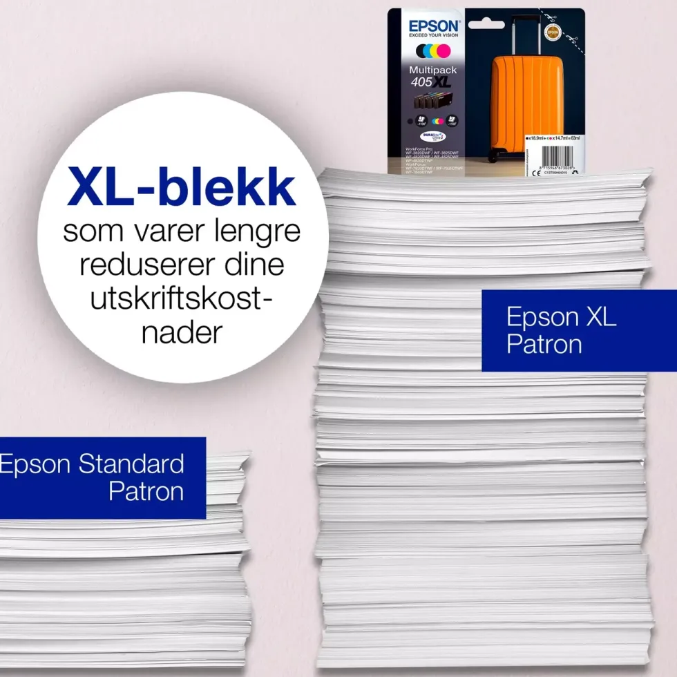 Epson 405 DURABrite Ultra blekkpatroner multipack Standard