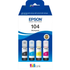 Epson 104 EcoTank blekkflasker 4-pakk 4-pk.