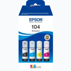 Epson 104 EcoTank blekkflasker 4-pakk 4-pk.