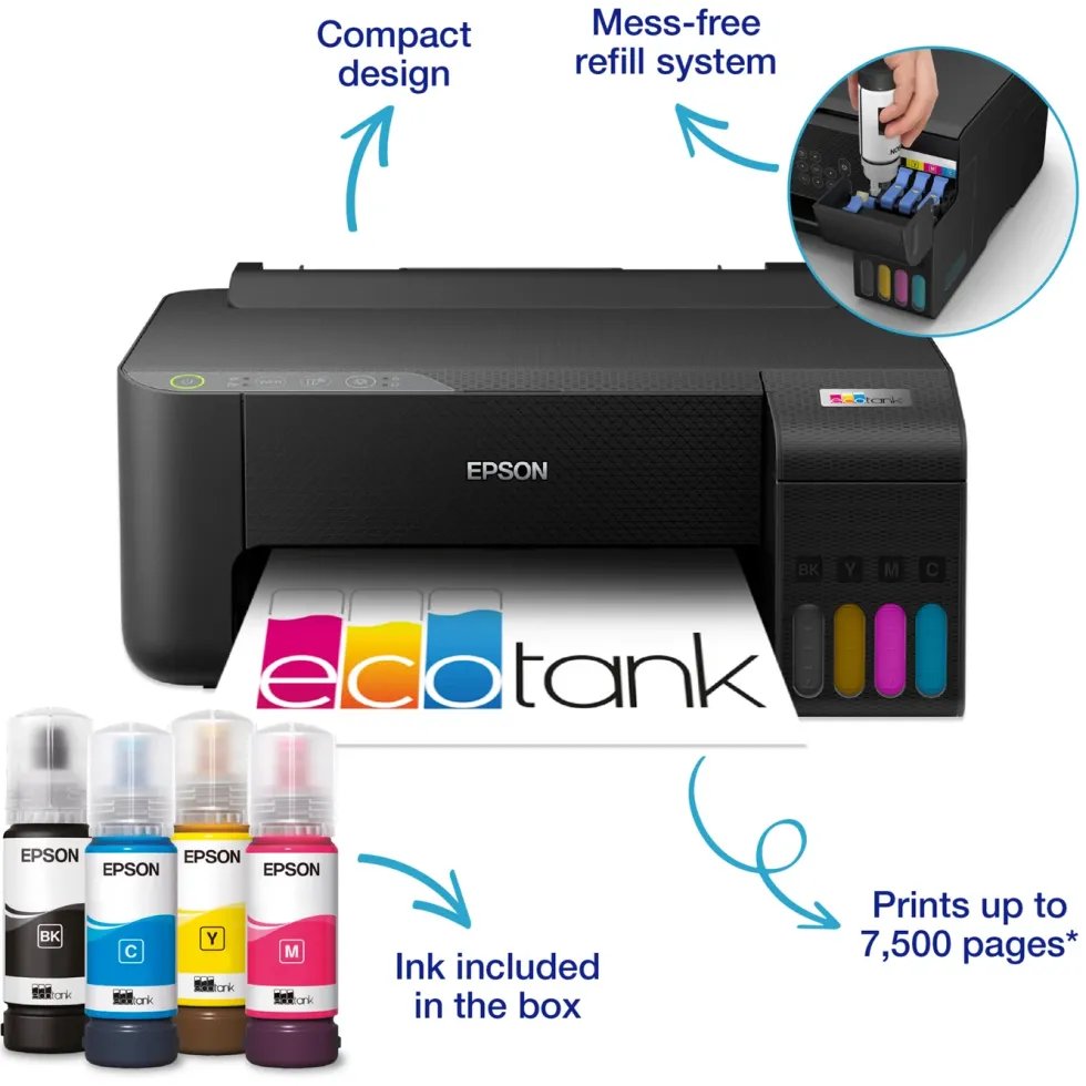 Epson EcoTank ET-1810 blekkskriver Svart