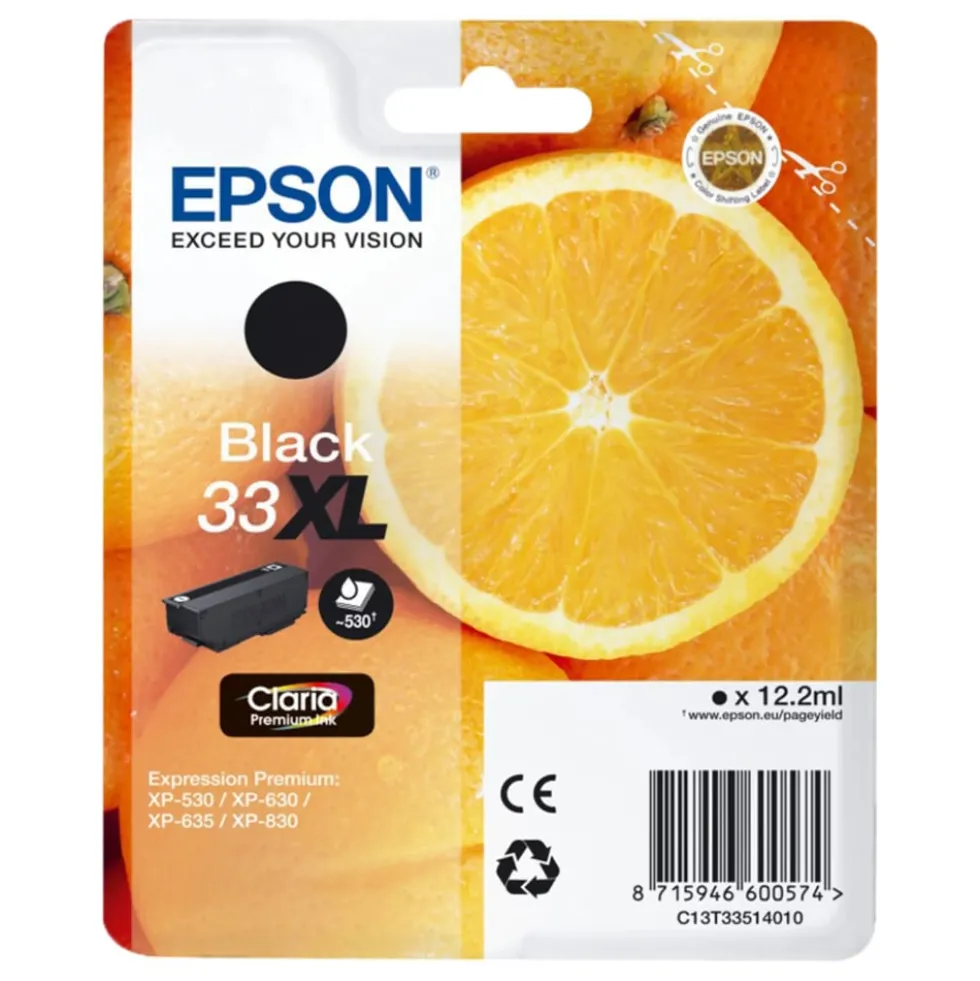 Epson T3351 blekkpatron, svart XL