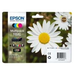 Epson 18XL blekkpatroner, pakning
