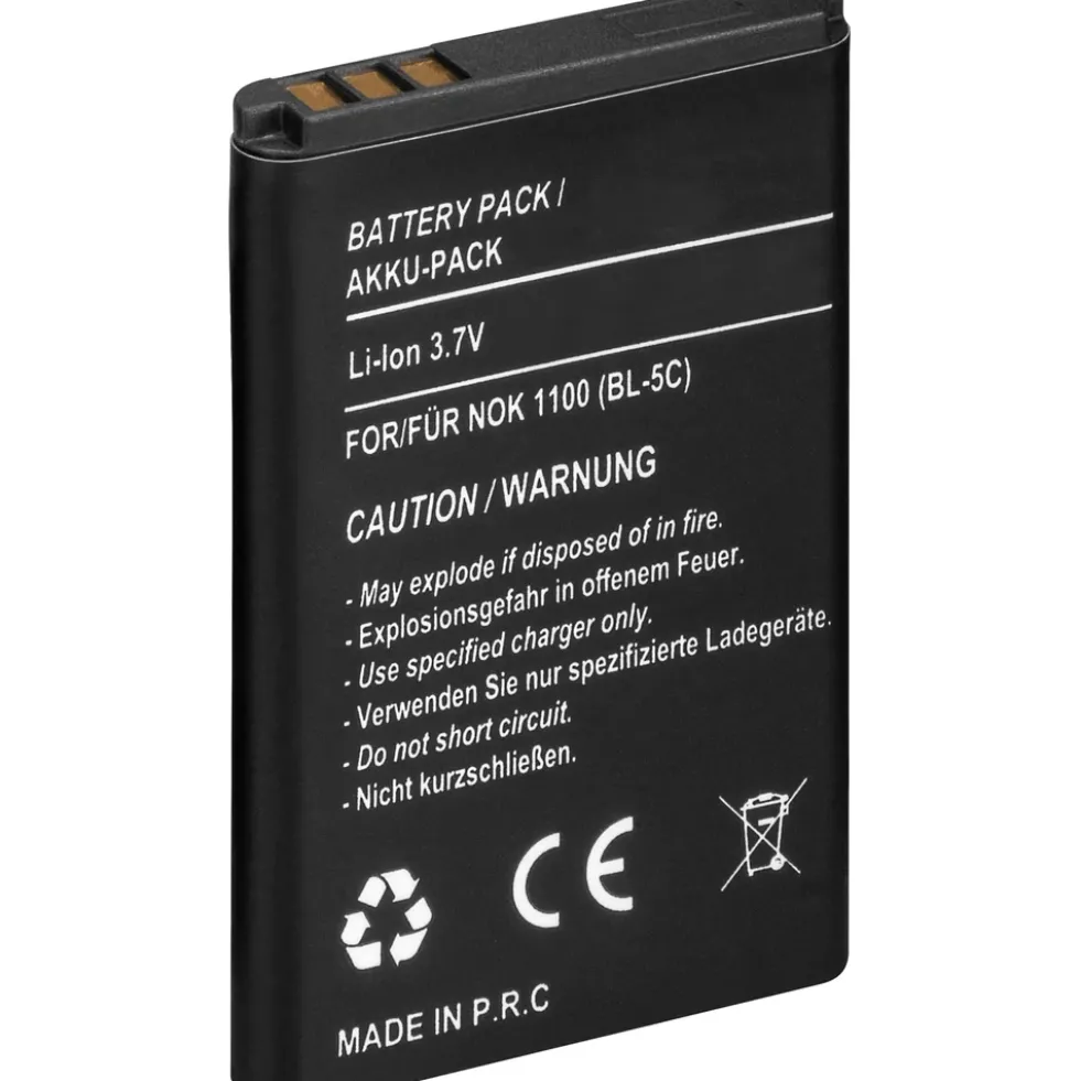 Erstatningsbatteri for Nokia BL-5C og BL-6C