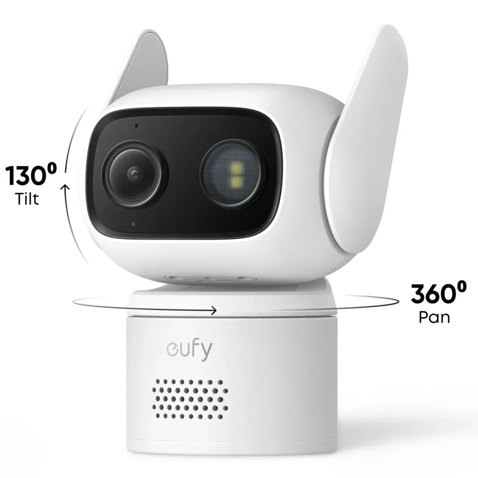 Eufy C31 Overvåkningskamera med 360° panorering Hvit