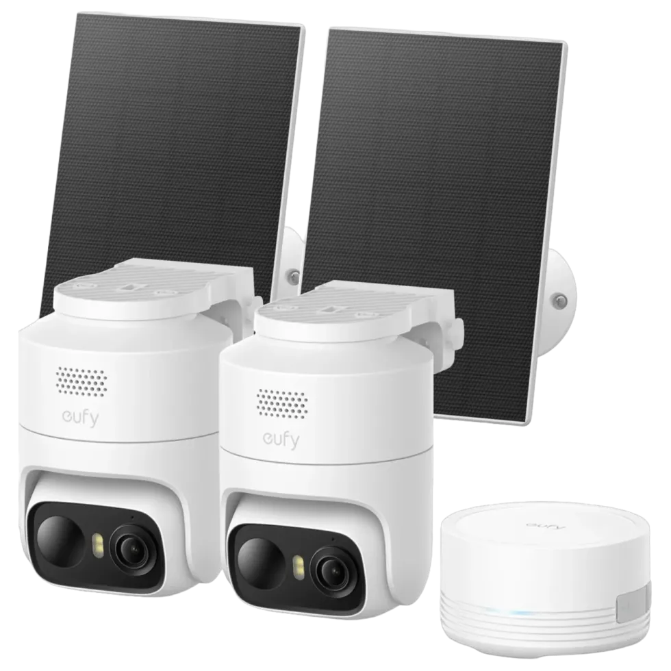 Eufy eufyCam C37 overvåkningskamera + HomeBase Mini 2-pack