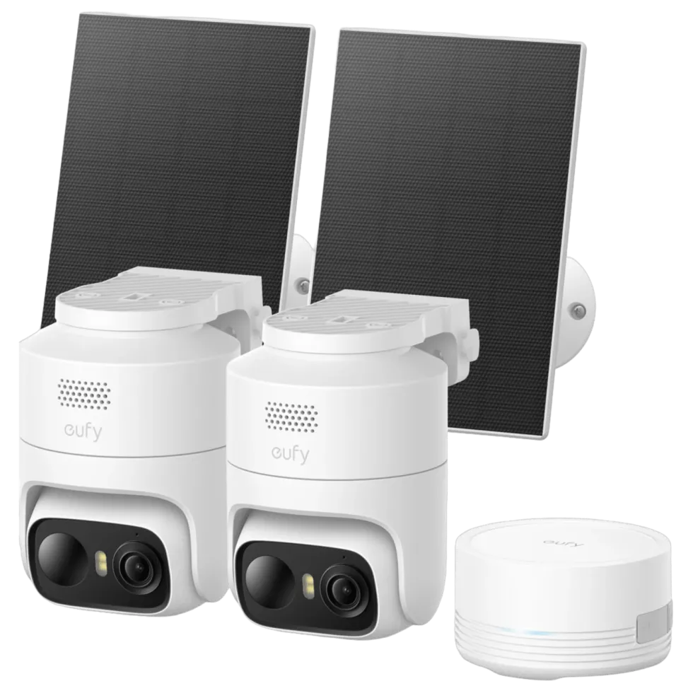 Eufy eufyCam C37 overvåkningskamera + HomeBase Mini 2-pack