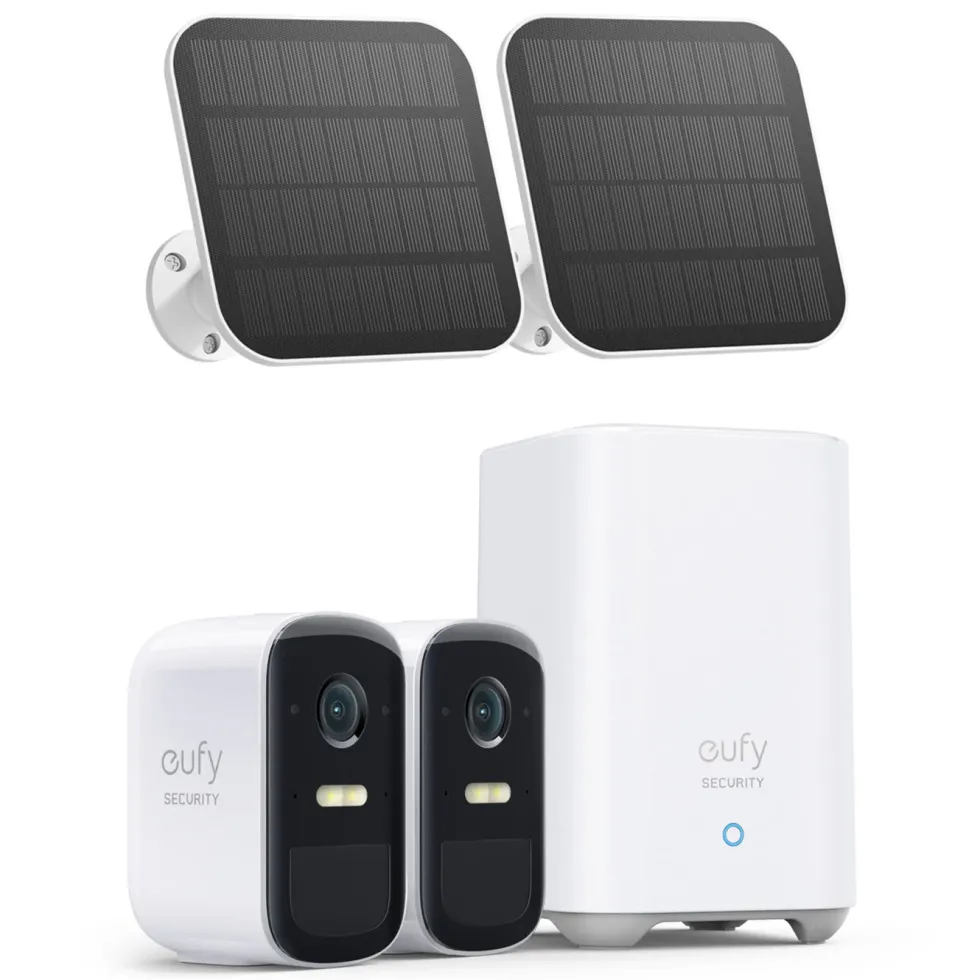 Eufy eufyCam 2C Pro Overvåkingssystem med solpanel 2-pack