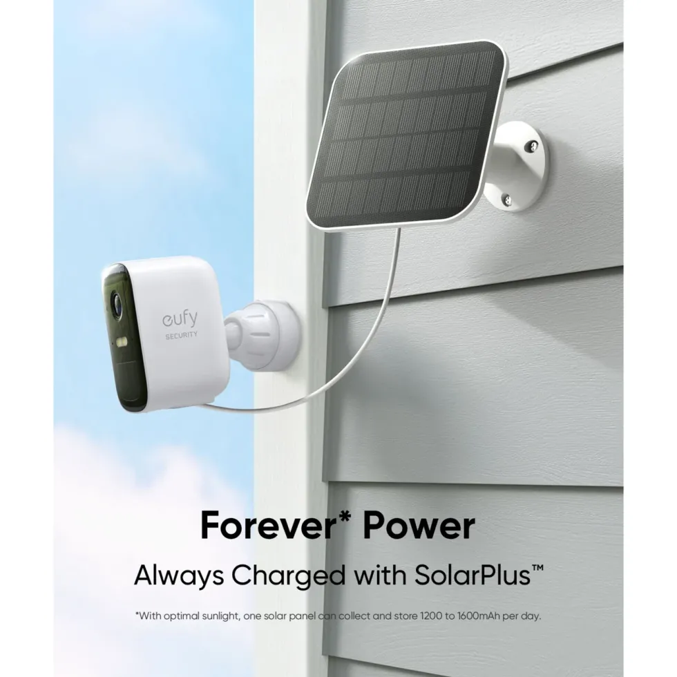 Eufy eufyCam 2C Pro Overvåkingssystem med solpanel 2-pack