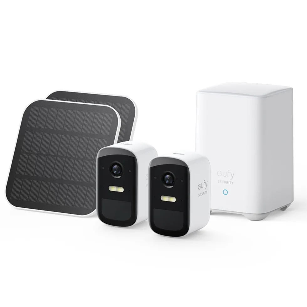Eufy eufyCam 2C Pro Overvåkingssystem med solpanel 2-pack