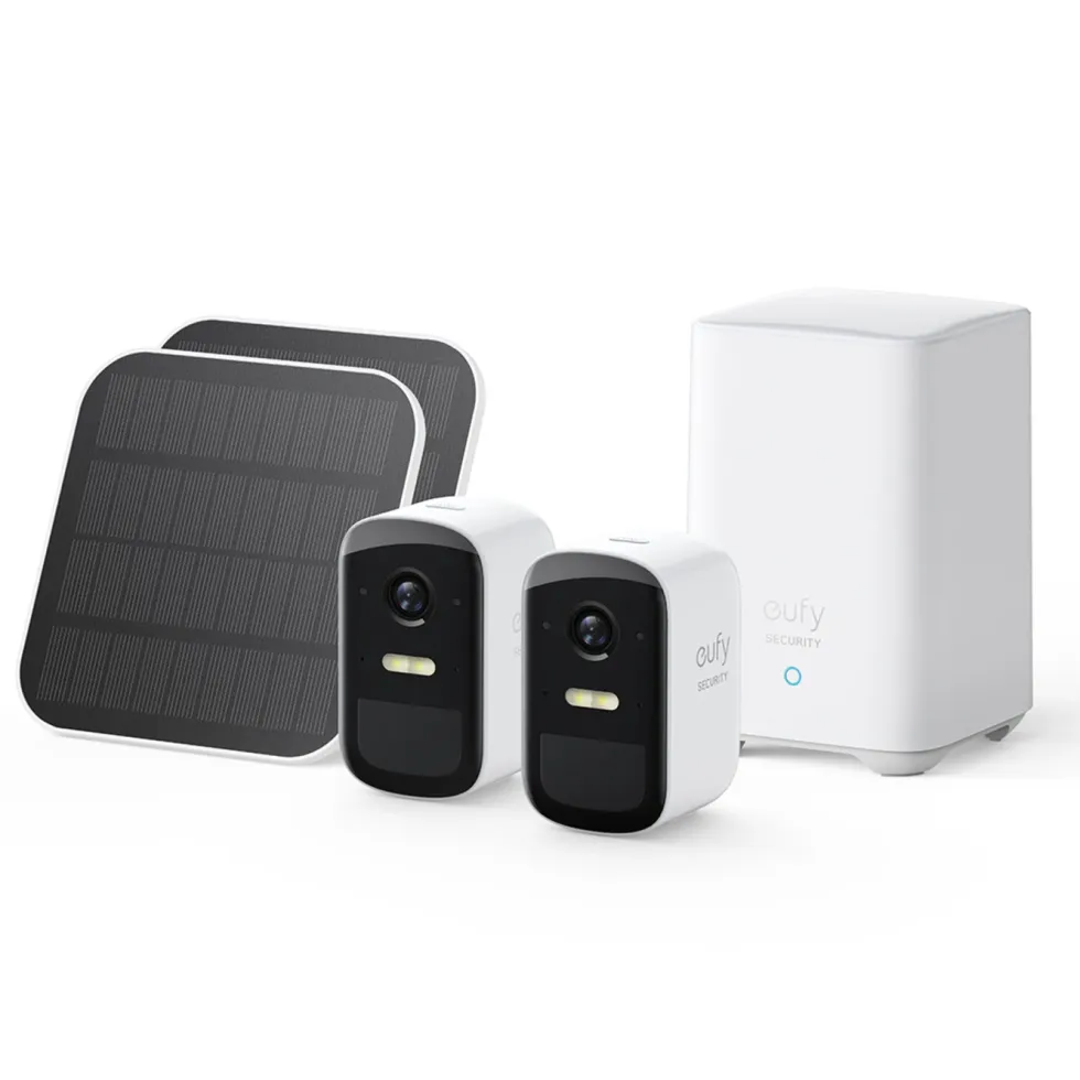 Eufy eufyCam 2C Pro Overvåkingssystem med solpanel 2-pack