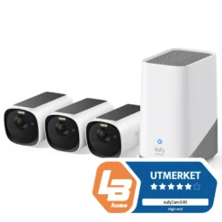Eufy eufyCam E40 Overvåkingssystem 3-pack