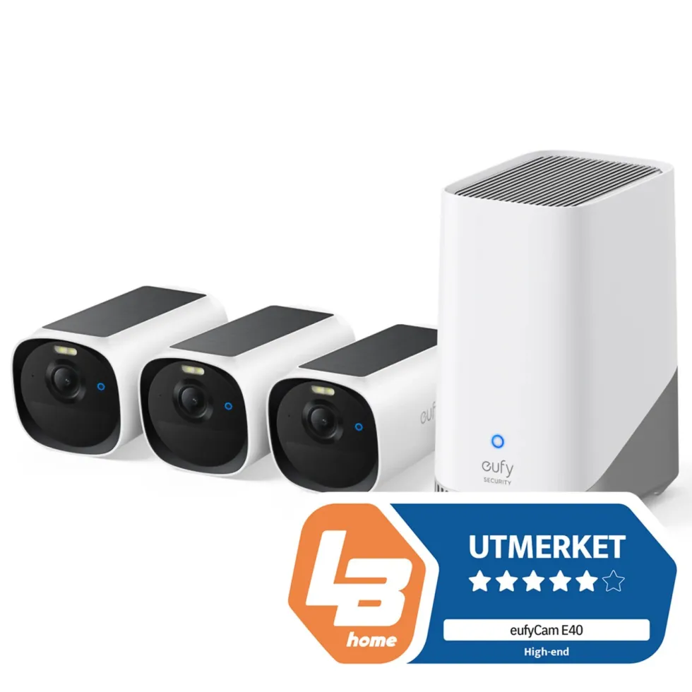 Eufy eufyCam E40 Overvåkingssystem 3-pack