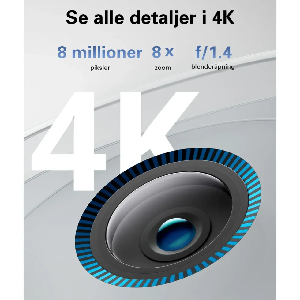 Eufy eufyCam 3 Overvåkingssystem med solpanel 4-pack