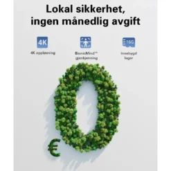 Eufy eufyCam 3 Overvåkingssystem med solpanel 4-pack