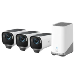 Eufy eufyCam S3 Pro Overvåkingssystem med solpanel 3-pack