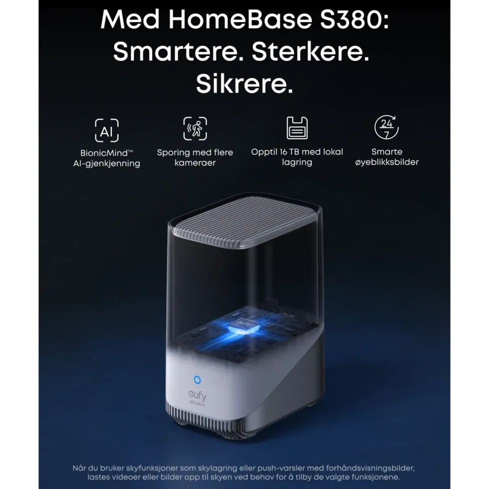 Eufy eufyCam S4 Solo 3-i-1 overvåkingskamera med solpanel