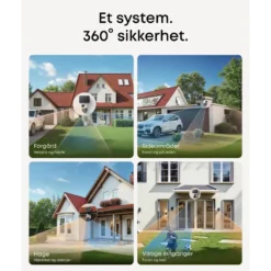Eufy eufyCam S4 Solo 3-i-1 overvåkingskamera med solpanel