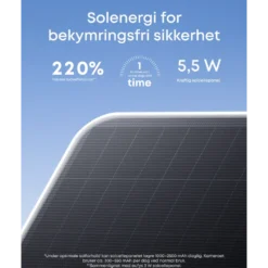 Eufy eufyCam S4 Solo 3-i-1 overvåkingskamera med solpanel