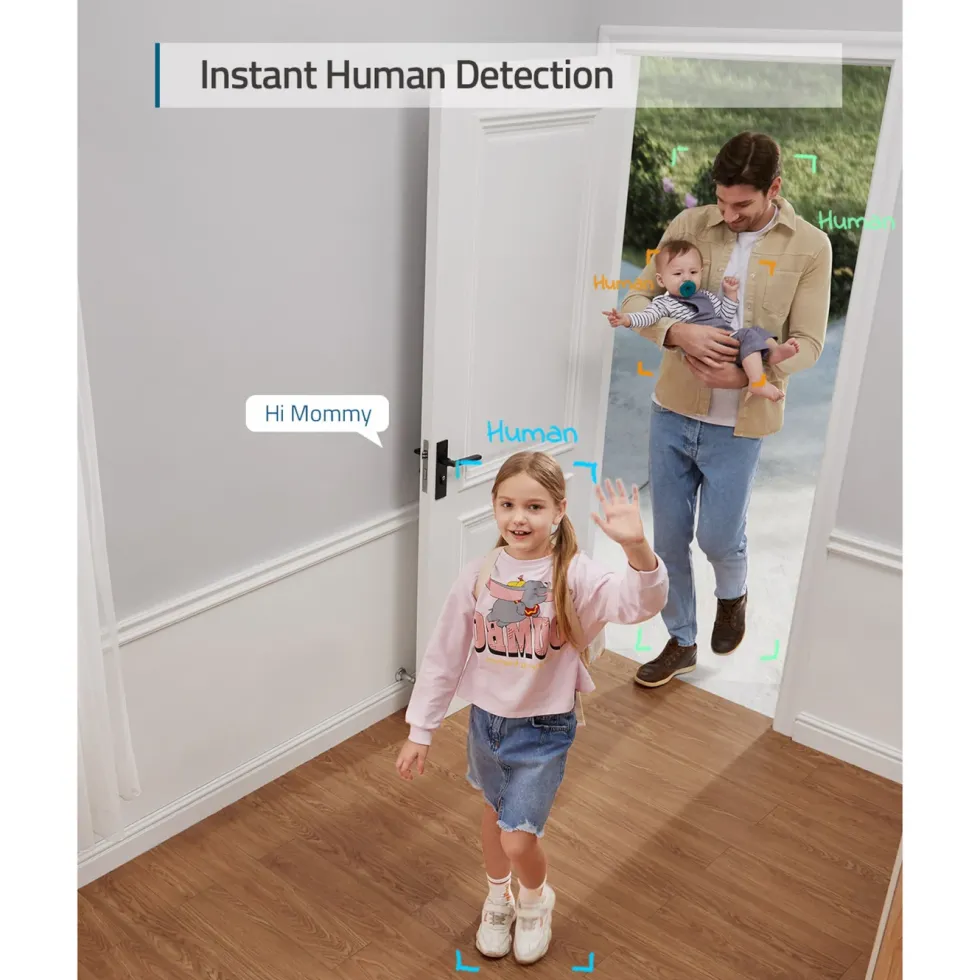Eufy Indoor Cam 2K Pan & Tilt Overvåkingskamera innendørs
