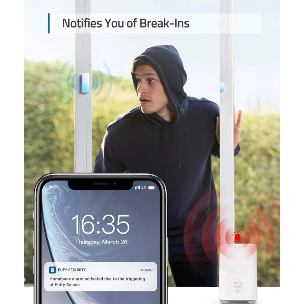 Eufy Security Hjemmealarm - 5 deler