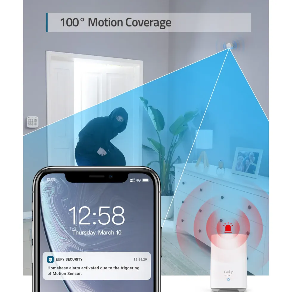 Eufy Security Hjemmealarm - 5 deler