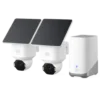 Eufy SoloCam E42 4K-overvåkingskamera 2-pack med HomeBase S380