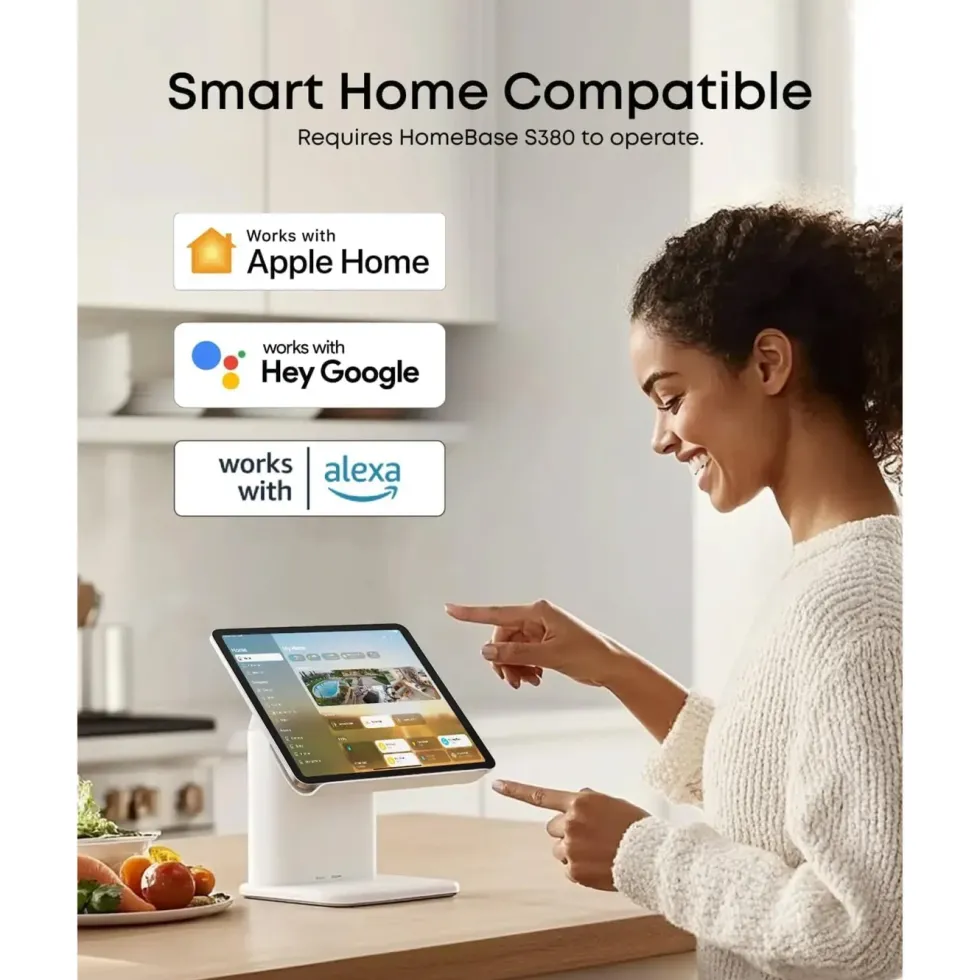 Eufy SoloCam E42 4K-overvåkingskamera 2-pack med HomeBase S380