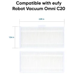 Eufy Vaskbare filtre for Omni C20 (2-pk.)