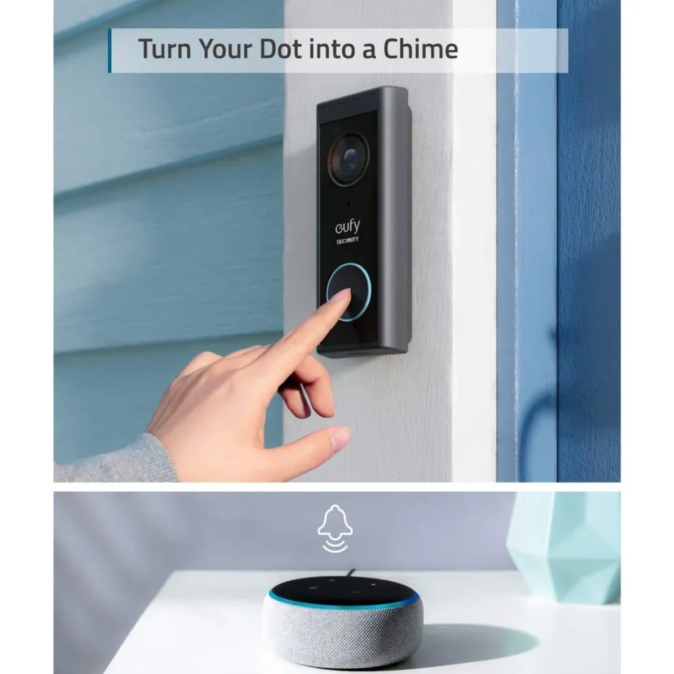 Eufy Video Doorbell 2K med basestasjon