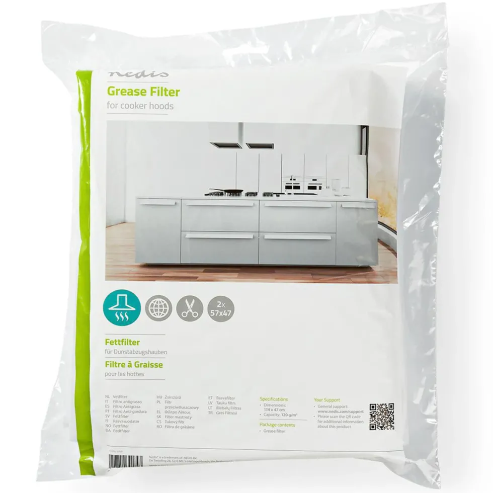 Fettfilter til kjøkkenvifte 140 g/m²