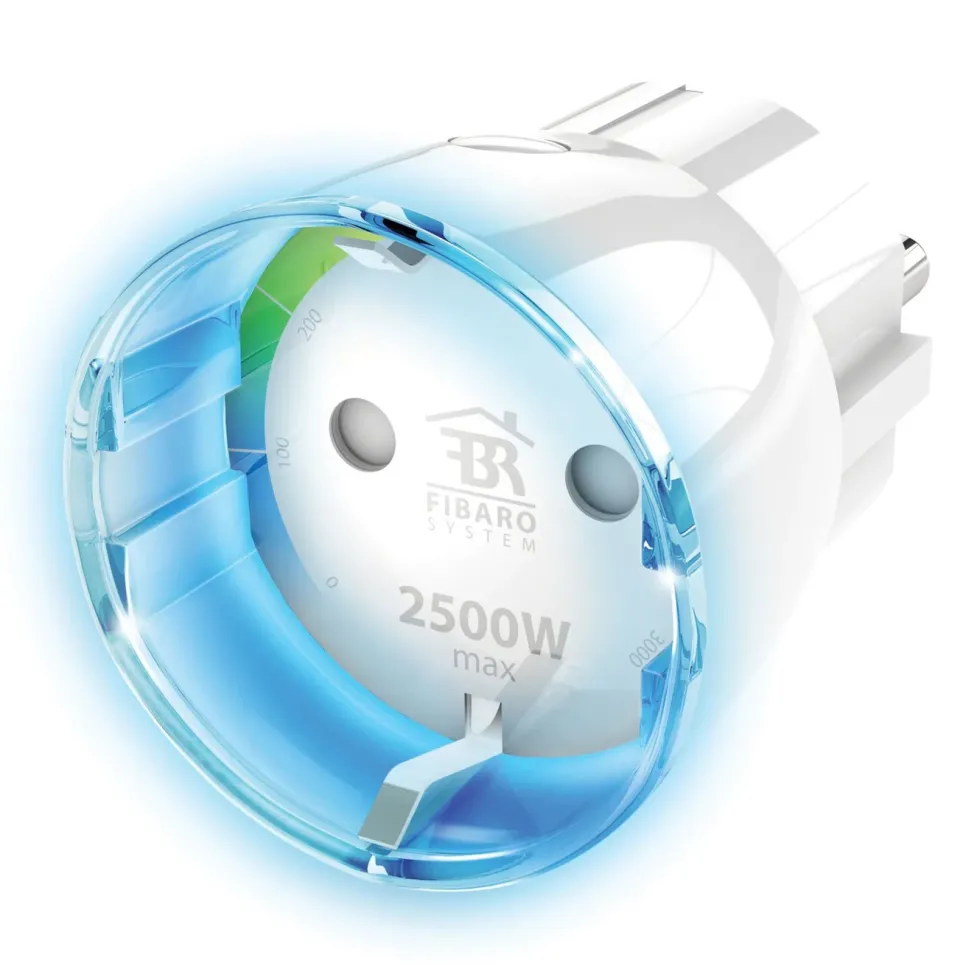 Fibaro Z-wave-fjernstrømbryter med energimåler