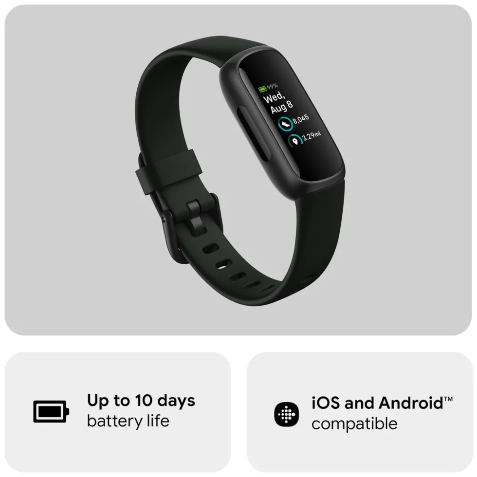 Fitbit Inspire 3 Aktivitetsarmbånd Black/Midnight Zen