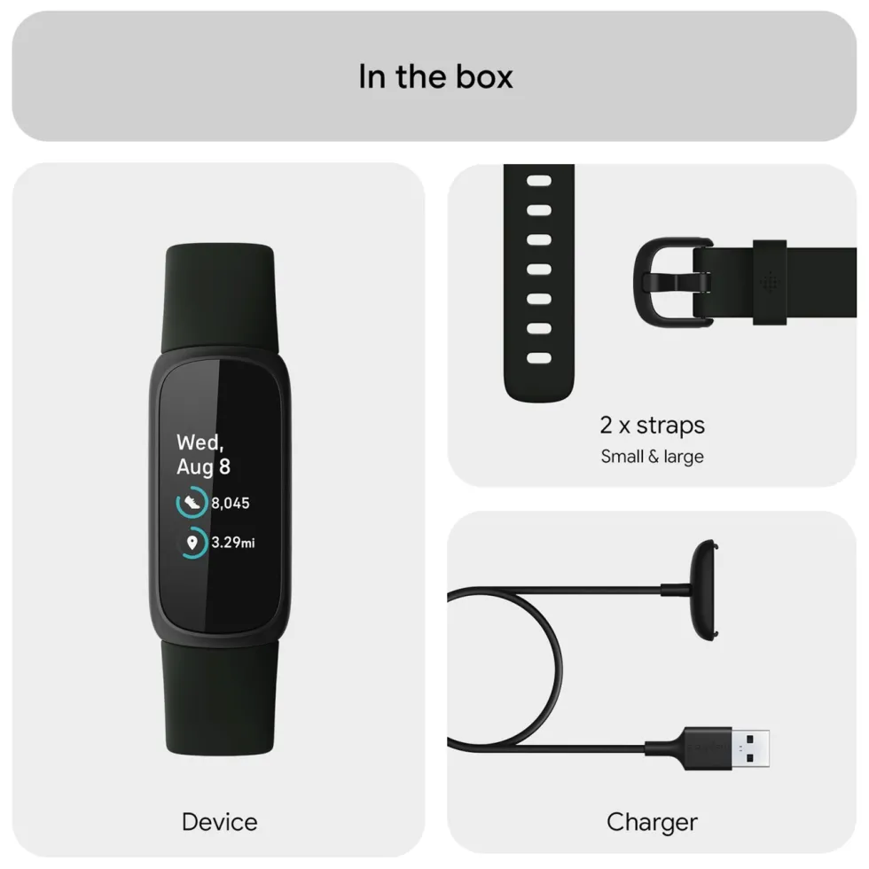 Fitbit Inspire 3 Aktivitetsarmbånd Black/Midnight Zen