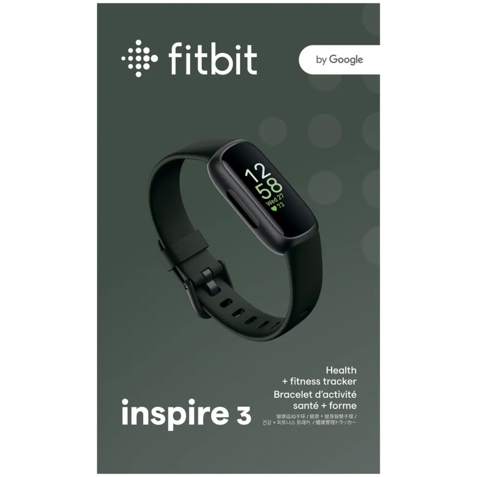 Fitbit Inspire 3 Aktivitetsarmbånd Black/Midnight Zen