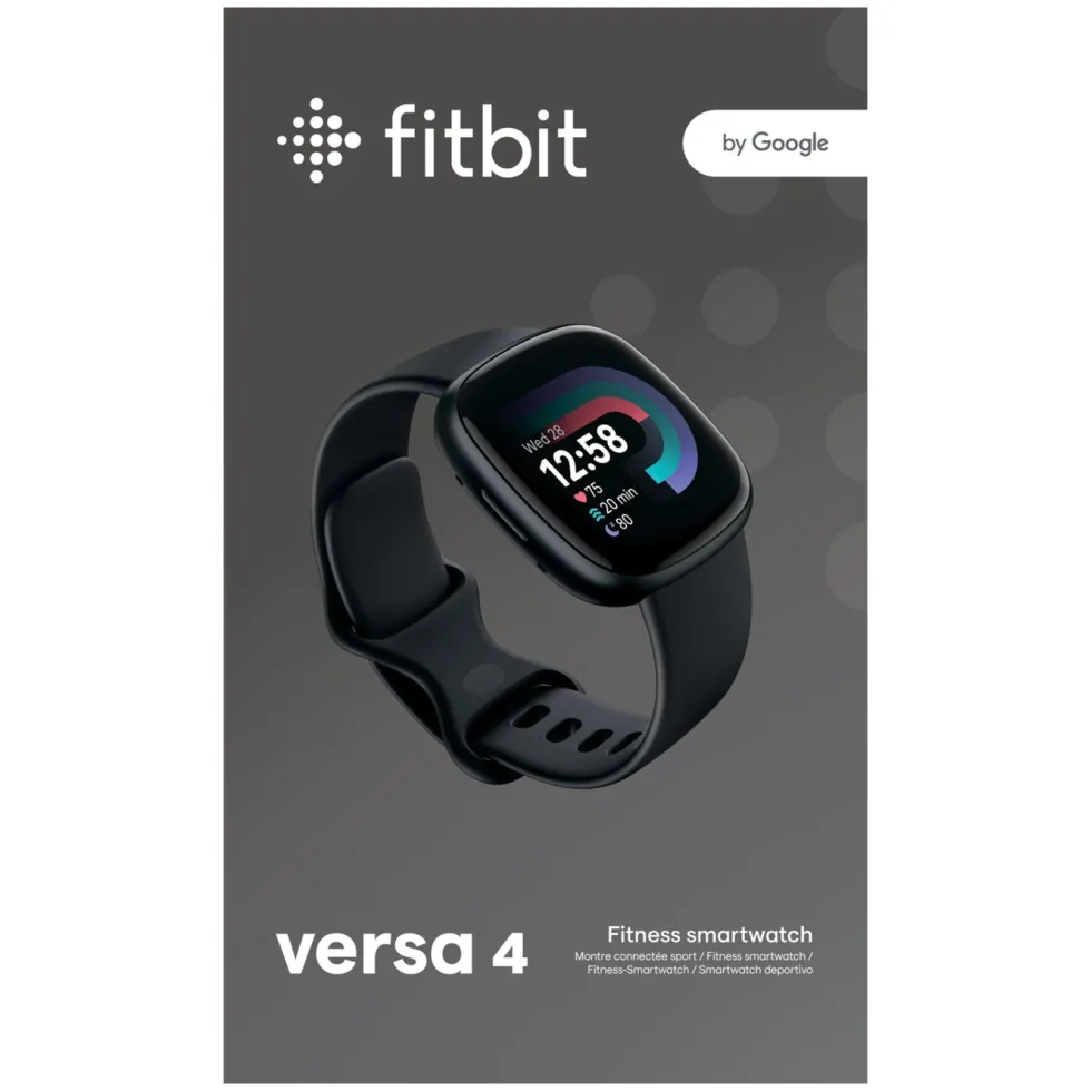 Fitbit Versa 4 Aktivitetsklokke Black/Graphite