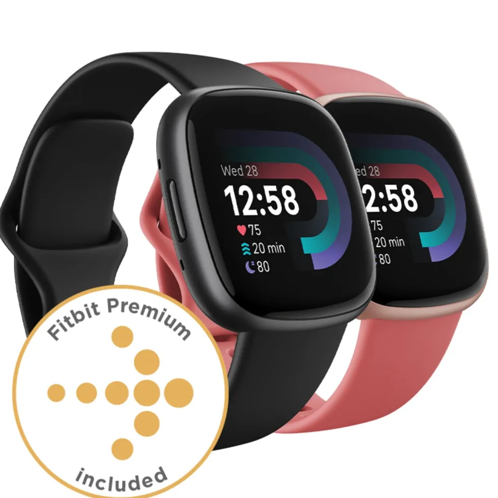 Fitbit Versa 4 Aktivitetsklokke Black/Graphite