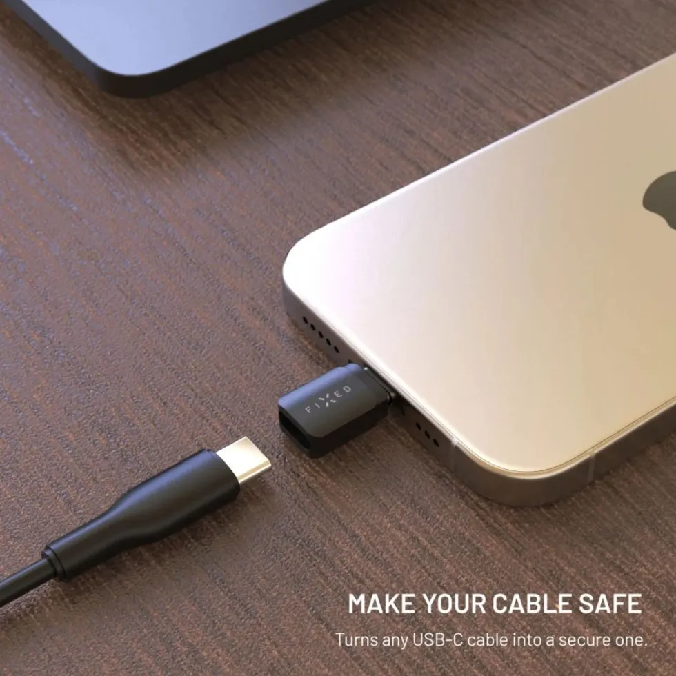 Fixed USB-datablokkerer 2-pakk (USB-A/USB-C)