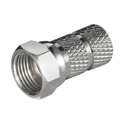 F-kontakt hann 6,5 mm