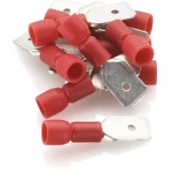Flatstift rød 10-pk. 6,3 mm