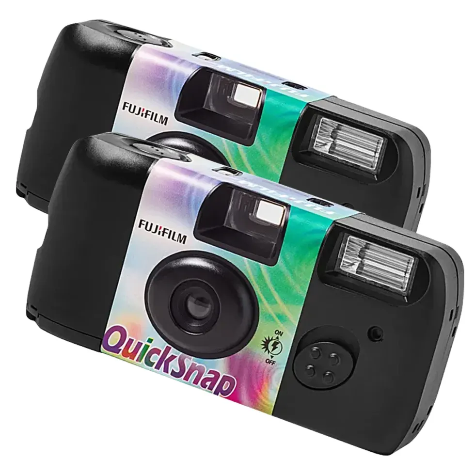 Fujifilm QuickSnap Flash Engangskamera 27 bilder 2-pk.
