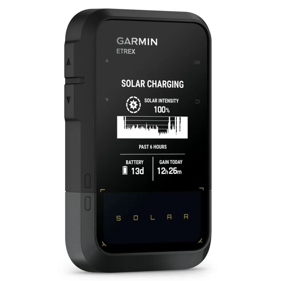 Garmin eTrex Solar GPS-navigator med solenergilading