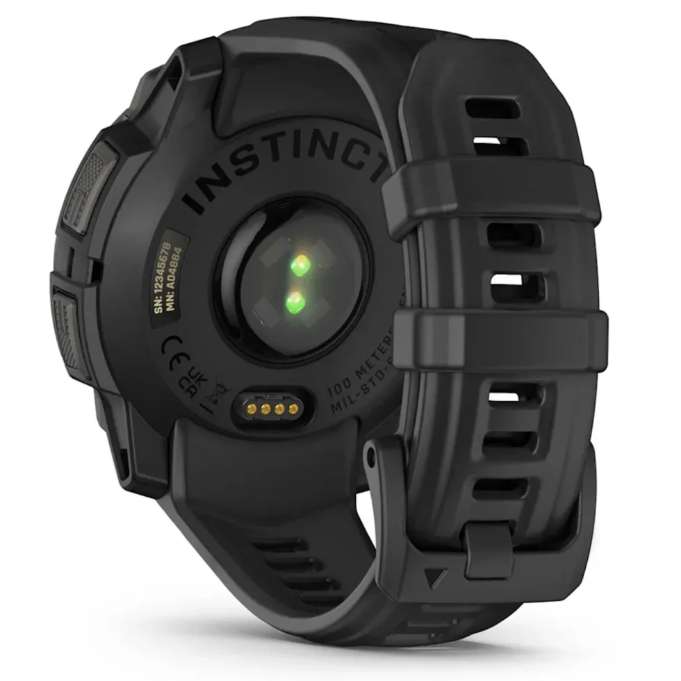 Garmin Instinct 3 AMOLED 45mm GPS-smartklokke - Svart