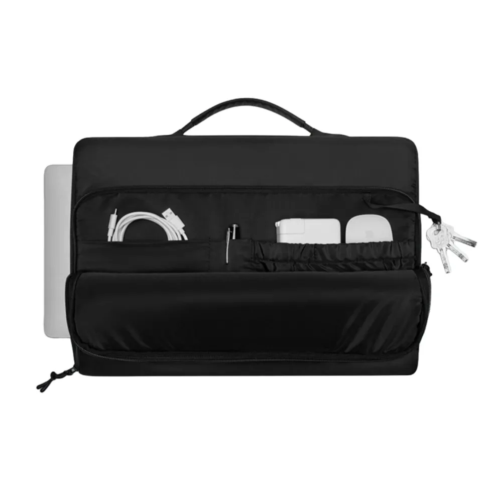 Gaston Luga Däsh Cushioned Briefcase 16" dataveske Svart