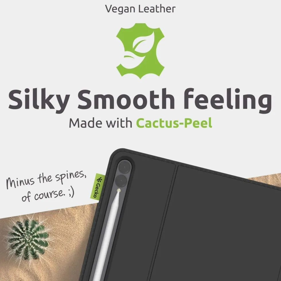 Gecko Covers Covers Cactus Folio – etui til Samsung Galaxy Tab A11/A9 8,7" Svart